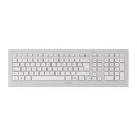 CHERRY DW 8000 tastiera RF Wireless Svizzere Argento, Bianco (JD-0310CH)