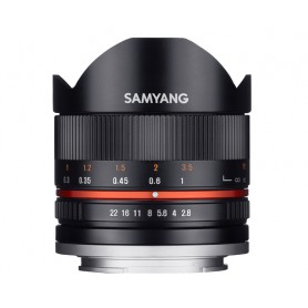 Samyang 8mm F2.8 UMC Fish-eye II SLR Obiettivo fish-eye ampio Nero (1220306101)
