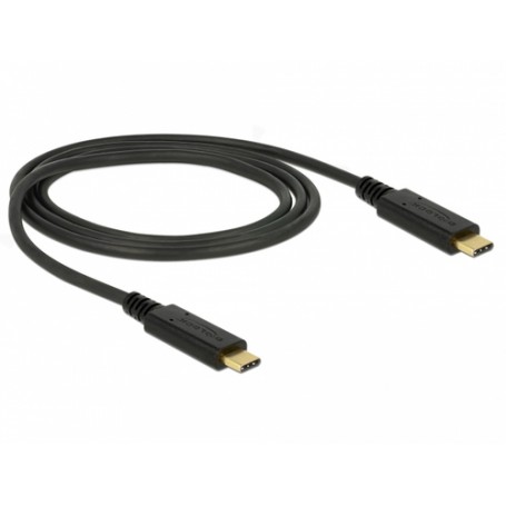 DeLOCK 85531 cavo USB 1 m USB 3.2 Gen 2 (3.1 Gen 2) USB C Nero (85531)