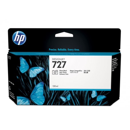 HP 727 130-ml Photo Black DesignJet Ink Cartridge cartuccia d'inchiostro 1 pz Originale Nero per foto (B3P23A)