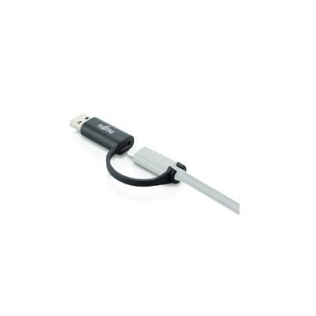 Fujitsu S26391-F6058-L102 adattatore per inversione del genere dei cavi USB A USB C Nero (S26391-F6058-L102)