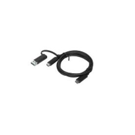 Lenovo 4X90U90618 cavo USB 1 m USB 3.2 Gen 1 (3.1 Gen 1) USB A/USB C USB C Nero (4X90U90618)