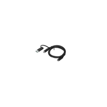 Lenovo 4X90U90618 cavo USB 1 m USB 3.2 Gen 1 (3.1 Gen 1) USB A/USB C USB C Nero (4X90U90618)