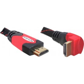 DeLOCK 3m HDMI cavo HDMI HDMI tipo A (Standard) Nero, Rosso (82687)