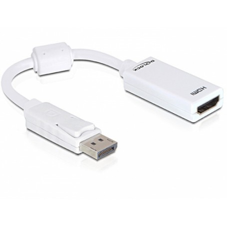 DeLOCK 61767 cavo e adattatore video 0,125 m DisplayPort HDMI tipo A (Standard) Bianco (61767)