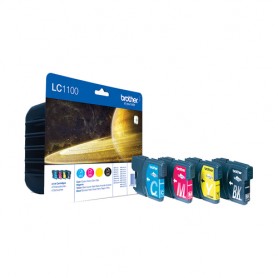 Brother LC-1100VALBPDR cartuccia d'inchiostro 4 pz Originale Nero, Ciano, Magenta, Giallo (LC1100VALBPDR)
