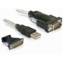 DeLOCK 61308 cavo seriale Nero USB 2.0 DB9-DB25 (61308)