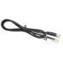 Jabra 8800-00-93 cavo telefonico Trasparente, Nero (DE-EHS-AV 1)