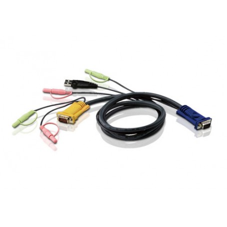 Aten 2L-5303U cavo per tastiera, video e mouse Nero (2L5303U)