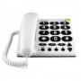 Doro PhoneEasy 311c Telefono analogico Bianco (380000)