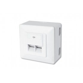 Digitus CAT 6, Cl. E presa energia RJ-45 Bianco (DN-9006/B5-N)
