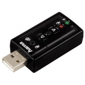 Hama USB Sound Card "7.1 Surround" 7.1 canali (51620)