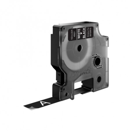 DYMO D1 Standard - White on Black - 12mm nastro per etichettatrice (S0720610)