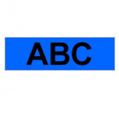 Brother Gloss Laminated Labelling Tape - 24mm, Black/Blue nastro per etichettatrice TX (TX551)