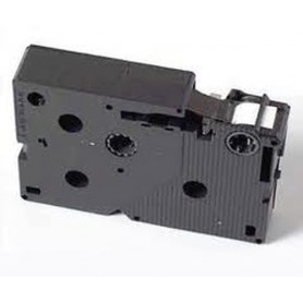 Brother TX-431 nastro per etichettatrice Nero su rosso (TX431)