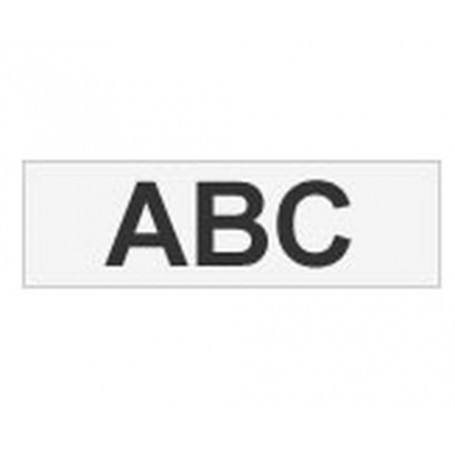 Brother Gloss Laminated Labelling Tape - 24mm, Black/Clear nastro per etichettatrice TX (TX151)