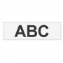 Brother Gloss Laminated Labelling Tape - 24mm, Black/Clear nastro per etichettatrice TX (TX151)