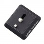 Hama 43 x 43 mm Camera Platform, Photo/Video treppiede Nero (4360)