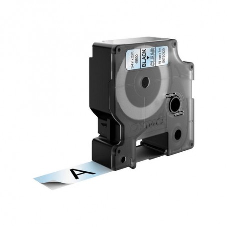 DYMO D1 Standard - Black on Transparent - 19mm nastro per etichettatrice Nero trasparente (S0720820)