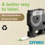 DYMO D1 Standard - Black on Transparent - 19mm nastro per etichettatrice Nero trasparente (S0720820)