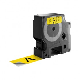 DYMO D1 Standard - Black on Yellow - 24mm nastro per etichettatrice (S0720980)