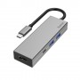 Hama 00200107 hub di interfaccia USB 3.2 Gen 1 (3.1 Gen 1) Type-C 5000 Mbit/s Antracite, Grigio (00200107)