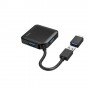 Hama 00200116 hub di interfaccia USB 3.2 Gen 1 (3.1 Gen 1) Type-A + Type-C 5000 Mbit/s Nero (00200116)