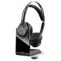 POLY Voyager Focus UC B825 Cuffia Padiglione auricolare Bluetooth Base di ricarica Nero (202652-01)