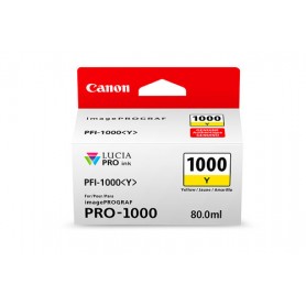 Canon PFI-1000 Y cartuccia d'inchiostro Originale Giallo (0549C001)