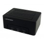 LC-Power LC-DOCK-U3-HUB docking station per unità di archiviazione USB 3.2 Gen 1 (3.1 Gen 1) Type-B Nero (LC-DOCK-U3-HUB)