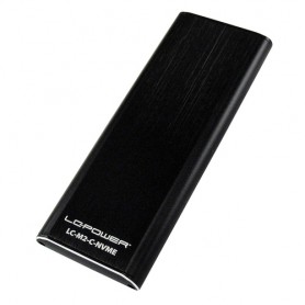 LC-Power LC-M2-C-NVME contenitore di unità di archiviazione Box esterno SSD Nero M.2 (LC-M2-C-NVME)