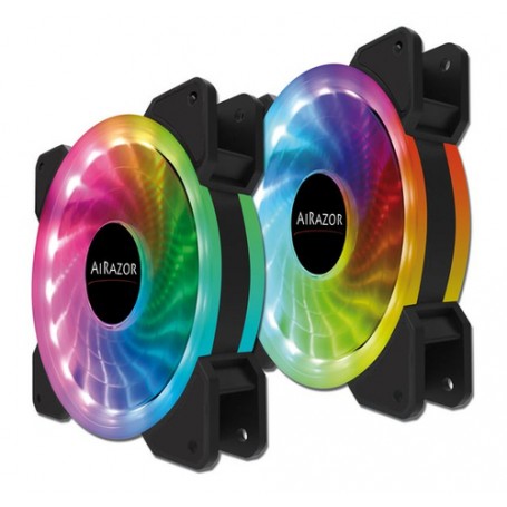 LC-Power LC-CF-PRO-RGB-COMBO ventola per PC Case per computer Ventilatore 12 cm Nero, Bianco (LC-CF-PRO-RGB-COMBO)