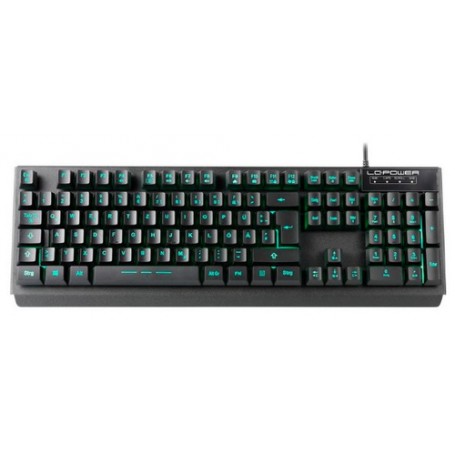 LC-Power LC-KEY-4B-LED tastiera USB QWERTZ Tedesco Nero (LC-KEY-4B-LED)
