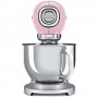 Smeg SMF02PKEU sbattitore Sbattitore con base 800 W Rosa, Argento (SMF02PKEU)