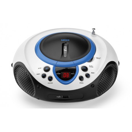 Lenco SCD-38 USB Analogico Blu (SCD-38 USB blue)