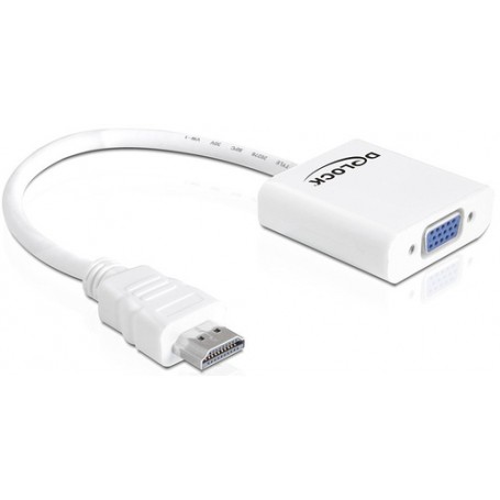 DeLOCK 65346 cavo e adattatore video HDMI tipo A (Standard) Bianco (65346)