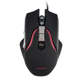 LC-Power m715B mouse Mano destra USB tipo A Ottico 4000 DPI (LC-M715B)