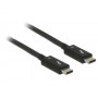 DeLOCK 84844 cavo USB 0,5 m USB 3.2 Gen 2 (3.1 Gen 2) USB C Nero (84844)