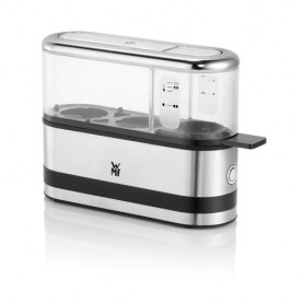 WMF KITCHENminis 04.1502.0011 Pentolino per uova 2 uovo/uova 250 W Nero, Acciaio inossidabile (415020011)