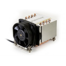 Inter-Tech A-24 Processore Refrigeratore 6 cm Alluminio, Nero (88885426)