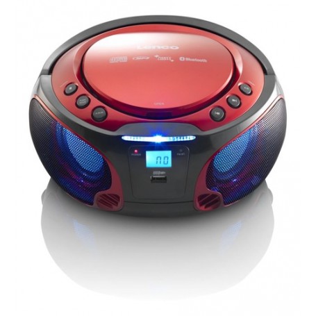 Lenco SCD-550 Digitale 3,6 W Rosso (SCD-550 red)