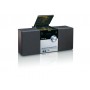 Lenco MC-150 impianto stereo portatile Analogico e digitale 22 W Nero, Argento (MC-150)