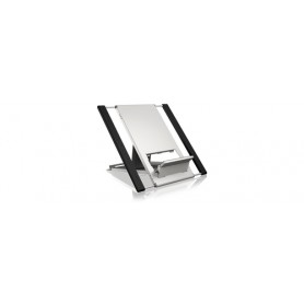 ICY BOX IB-LS300-LH 55,9 cm (22") Supporto per computer portatile Nero, Argento (60217)