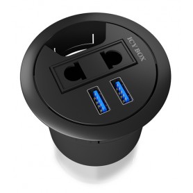 ICY BOX IB-HUB2201 USB 3.2 Gen 1 (3.1 Gen 1) Type-A 5000 Mbit/s Nero (60365)