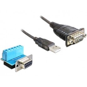 DeLOCK 62406 cavo seriale Nero 0,82 m DB-9 (62406)