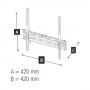 Hama 00118104 Supporto TV a parete 165,1 cm (65") Nero (118104)
