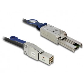 DeLOCK 2m, Mini SAS HD SFF-8644 - Mini SAS SFF-8088 Nero (83572)