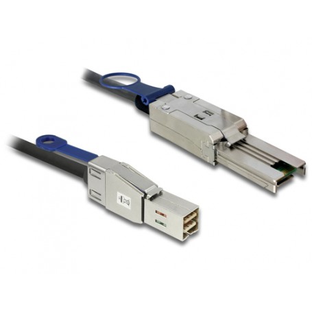 DeLOCK 2m, Mini SAS HD SFF-8644 - Mini SAS SFF-8088 Nero (83572)