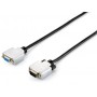 Equip 118856 cavo VGA 20 m VGA (D-Sub) Nero, Argento (118856)
