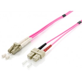 Equip 255535 cavo a fibre ottiche 5 m LC SC OM4 Viola (255535)